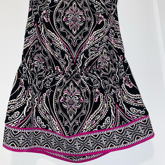 White House Black Market Printer Halter Tunic Top - Picture 4 of 11